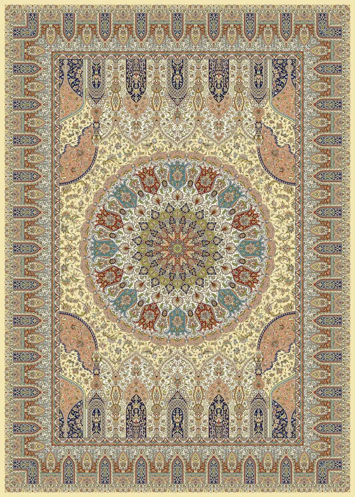 2235_q2351_9_1200-copy.jpg Machine Carpet – Kashmir collection – 2235 - Image 1