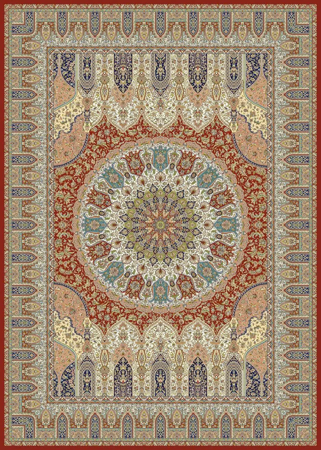 2236_q251_9_1200-Copy-copy.jpg Machine Carpet – Kashmir collection – 2236 - Image 1