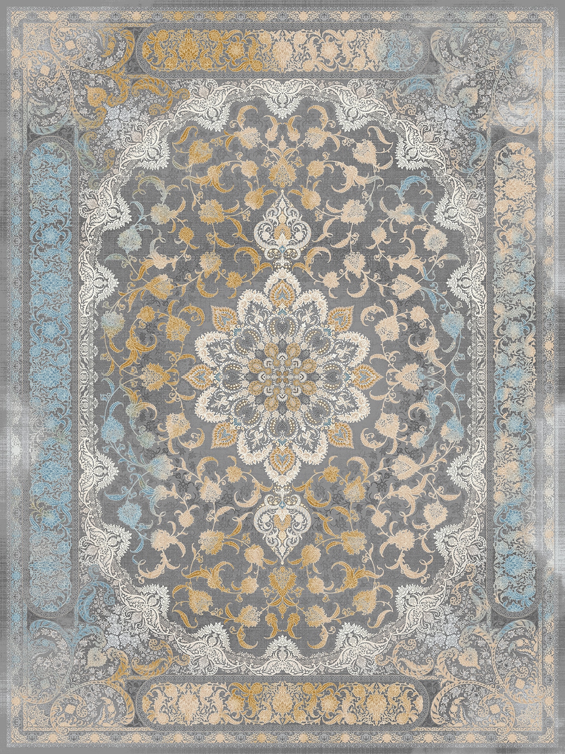 3004-دودی Machine Carpet - Teana Collection - 3004 - Image 1