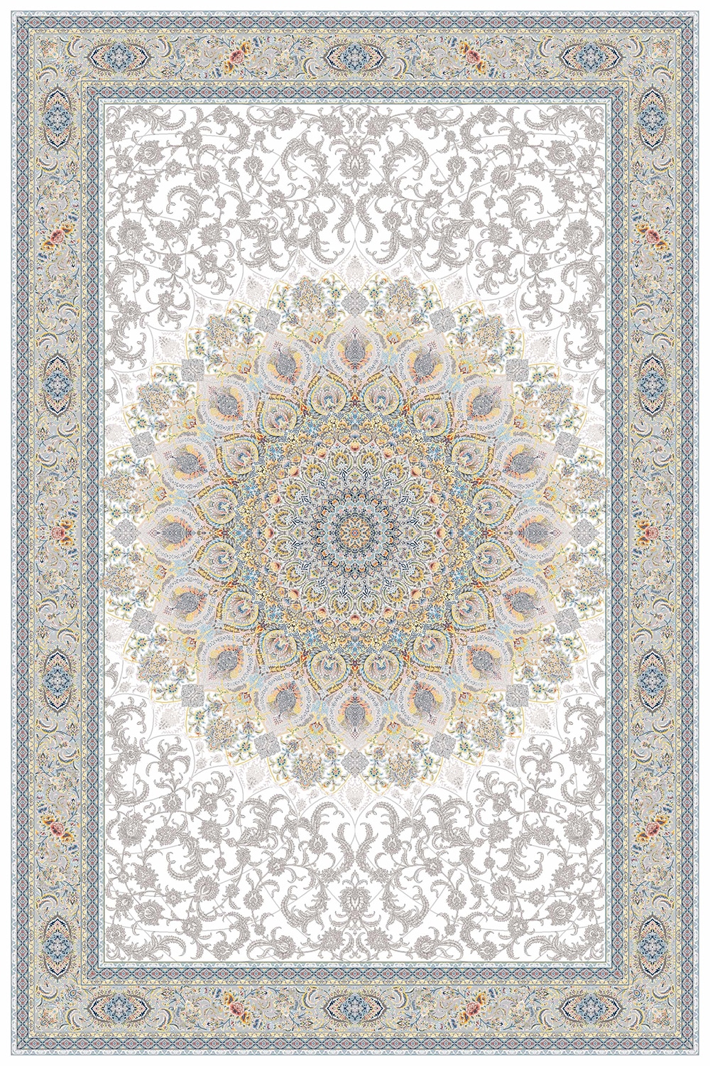3512-کرم Machine Carpet - Ashrafi Collection - 3512 - Image 1