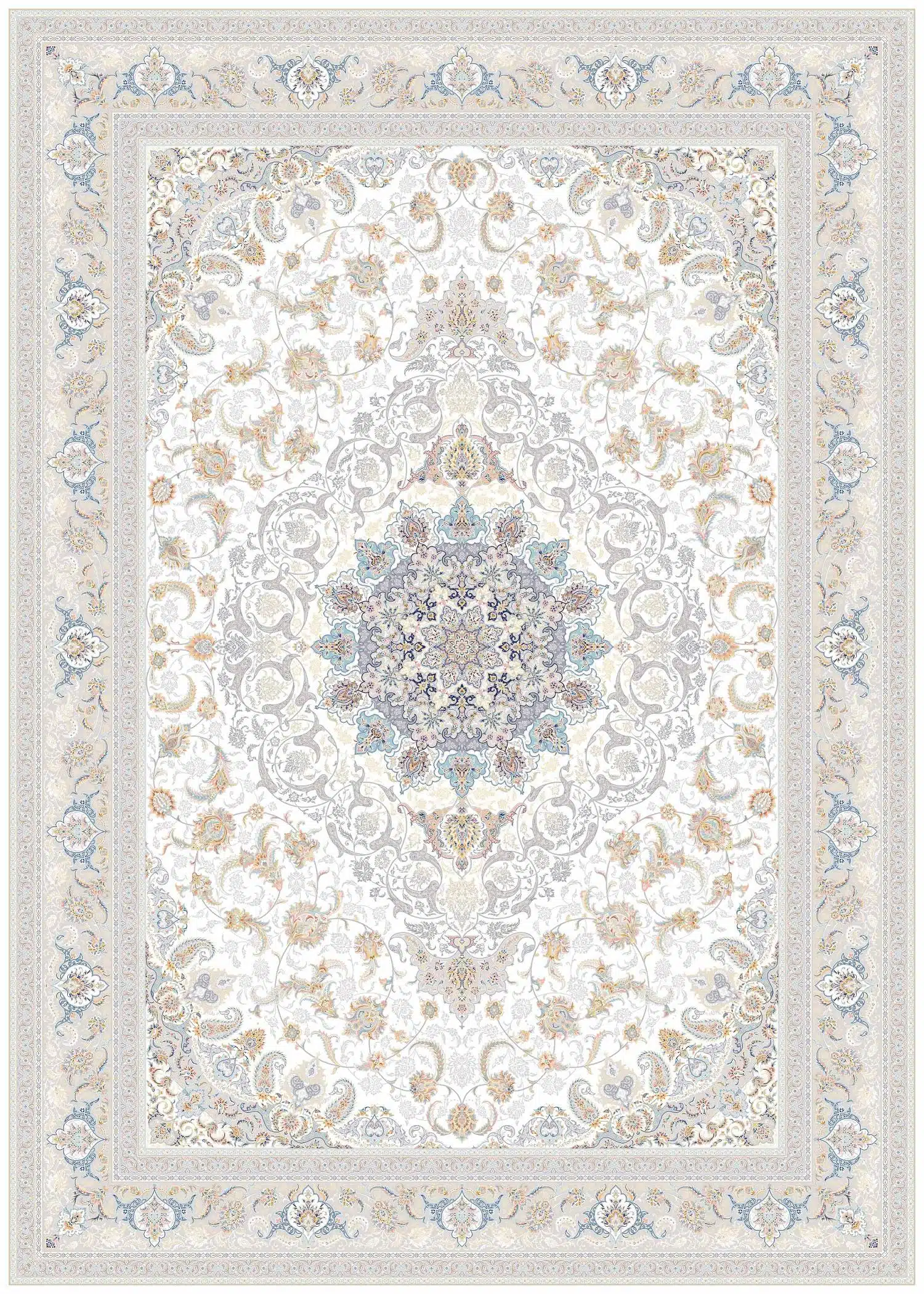 3546_z31w_9_1200-copy.jpg Machine Carpet - Ashrafi Collection - 3546 - Image 1