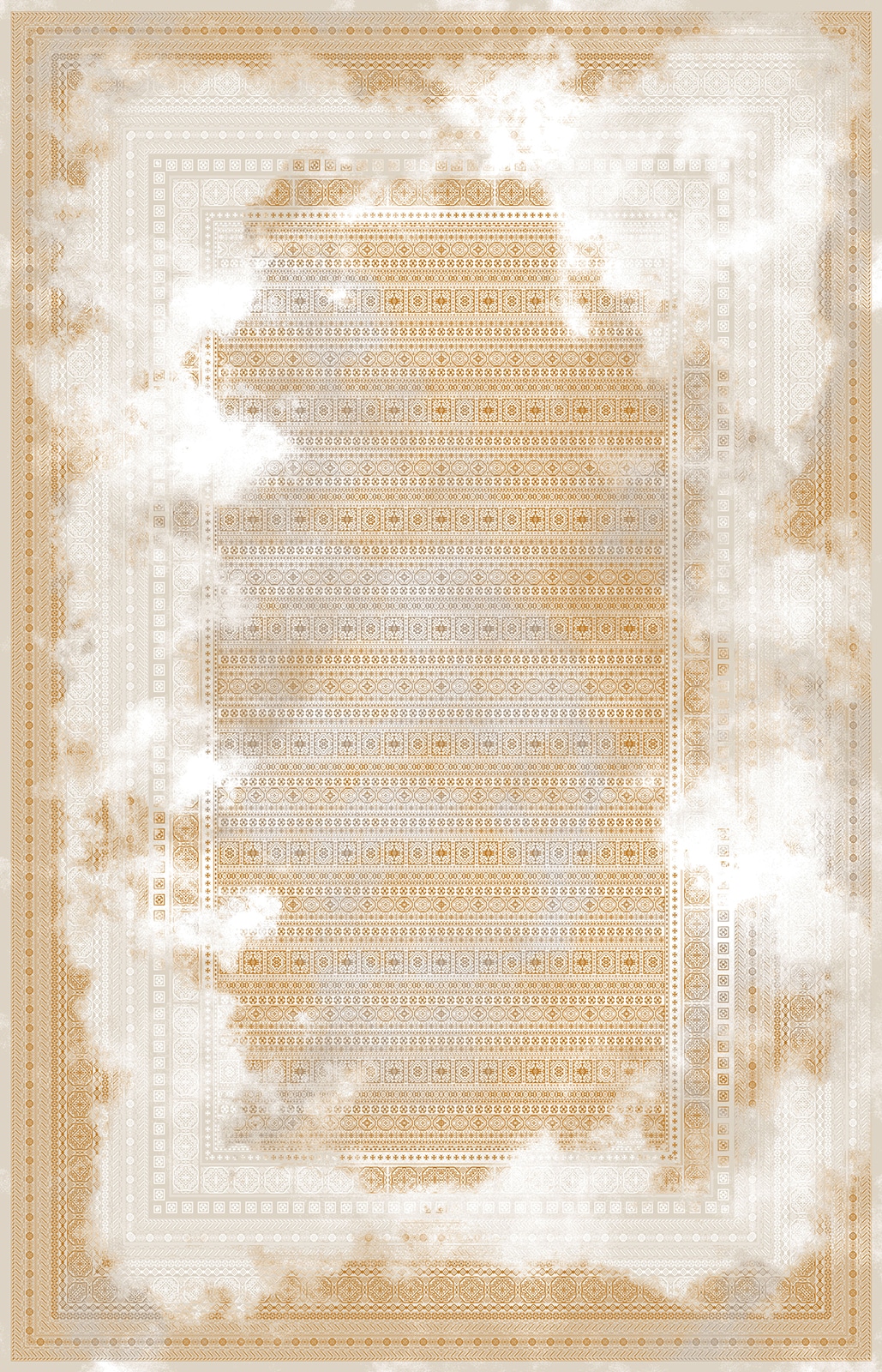 5096-کرم Machine Carpet - Antique Collection - 5096 - Image 1