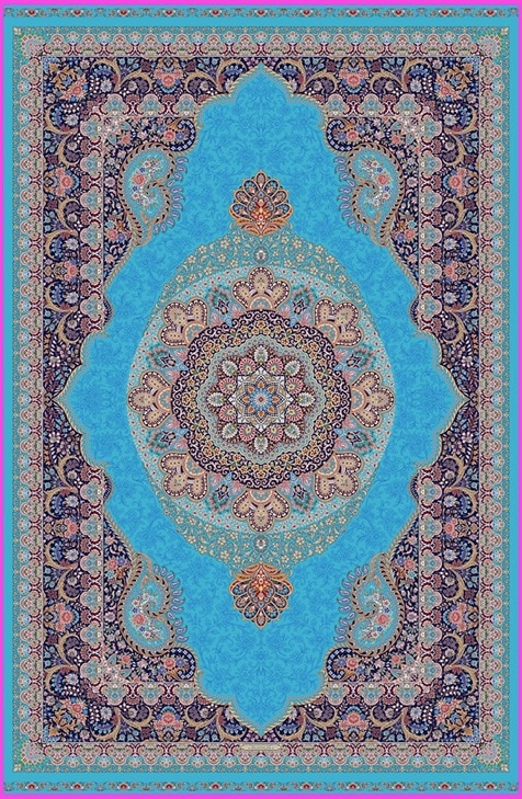 5473_g669_-light-blue-darkblue Harir collection - 5473 - Image 1