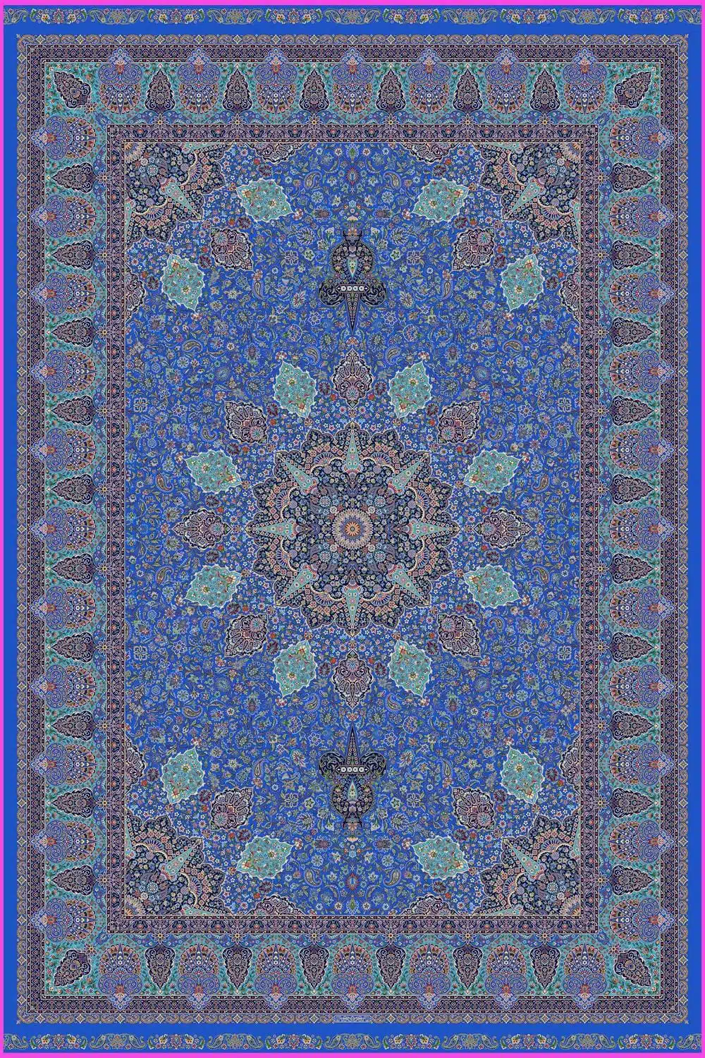 5801_g6s6_-blue_lightblue_.jpg Harir Plus collection - 5801 - Image 1