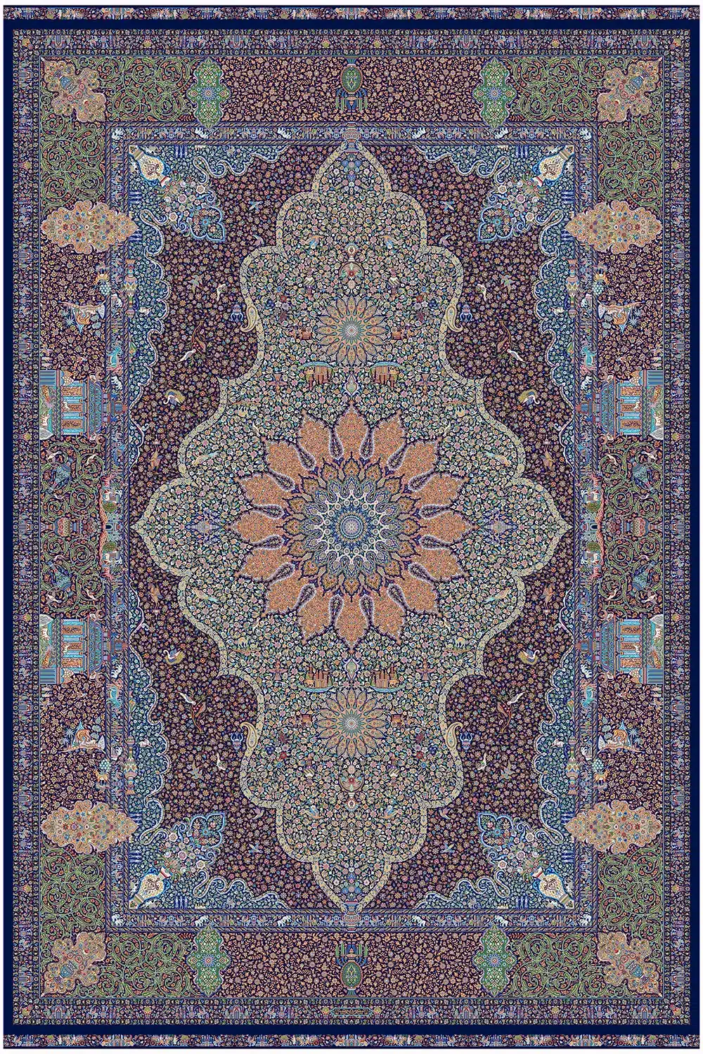 5805-سرمه-ای Harir collection - 5805 - Image 1
