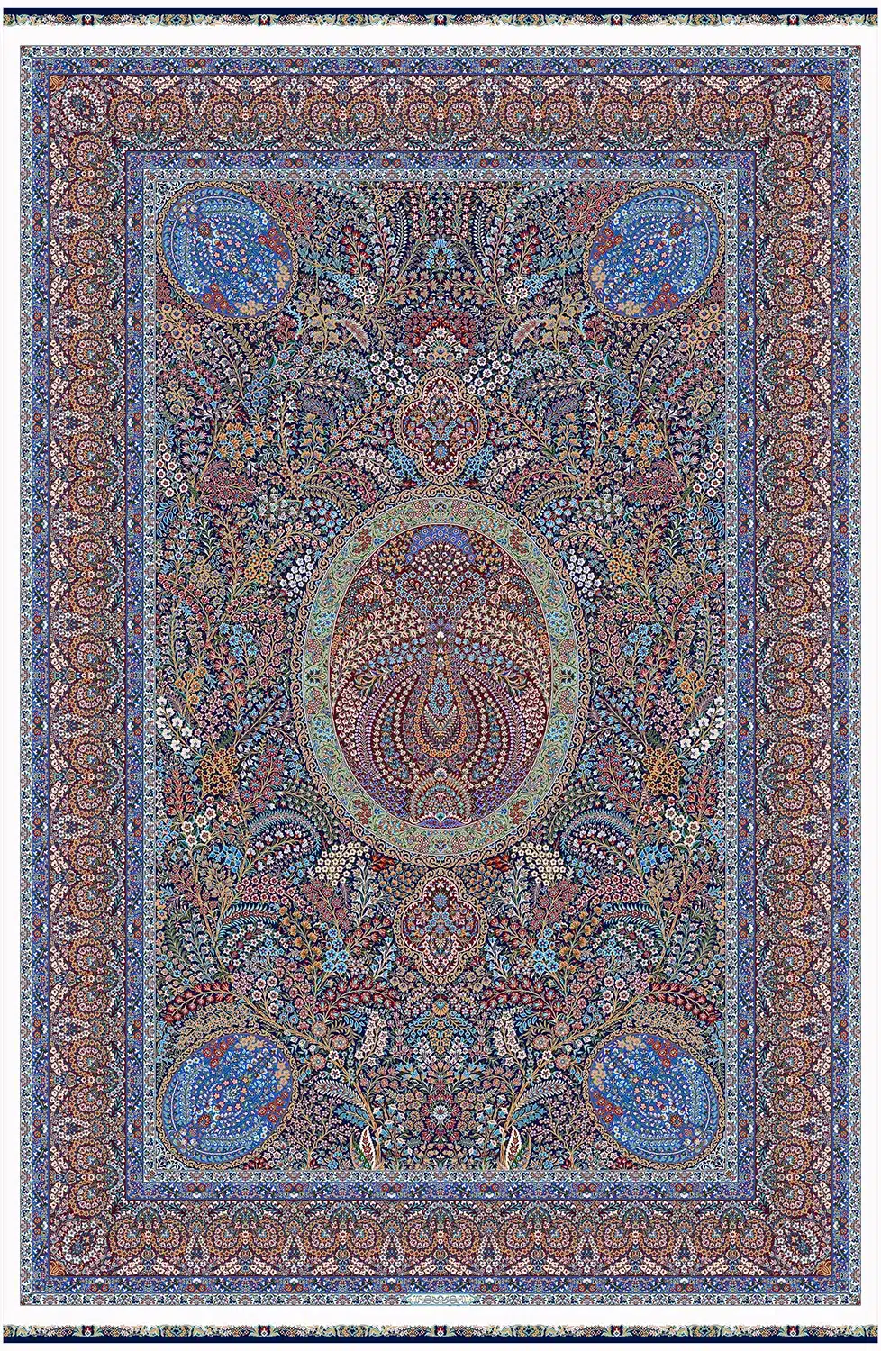 5809-سرمه-ای Harir collection - 5809 - Image 1