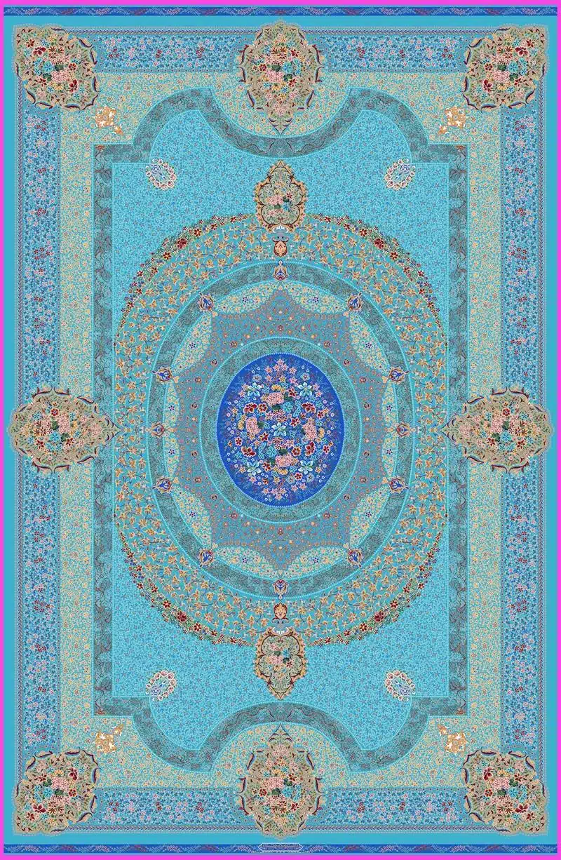 5841_g666_light-blue_light-blue.jpg Harir Plus collection - 5841 - Image 1