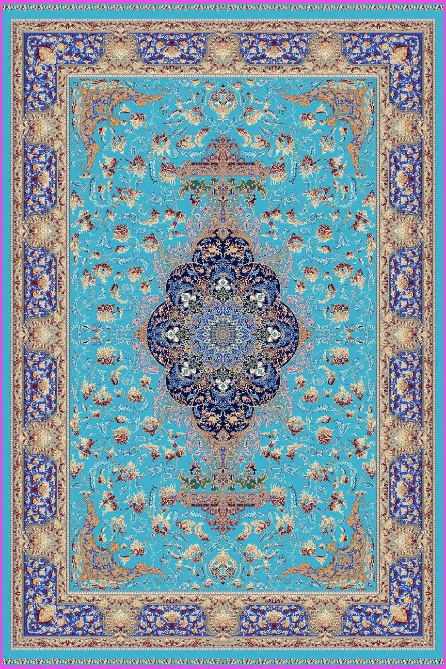 5917_g66k_light-blue-_bej.jpg Harir collection - 5917 - Image 1